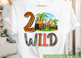 Animal print two wild shirt , Two wild shirt , Zoo birthday shirt , Wild theme birthday TC