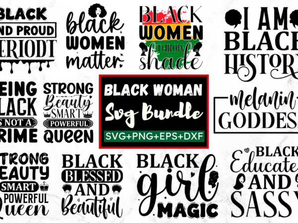 Black girl svg bundle t shirt template