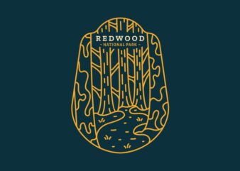 Redwood National Park t shirt design online