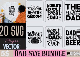 Dad SVG Bindle,dad svg, top dad svg, cheer dad svg, dad svg free, girl dad svg, baseball dad svg, football dad svg, free dad svg files for cricut, softball dad