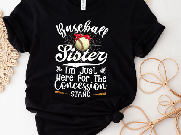 Baseball sister softball sport lover funny girl pc t shirt template