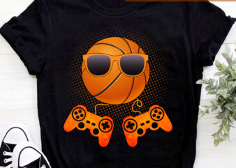 Basketball Gamer Boys Kids Men Funny Halloween T-Shirt, Basketball halloween, Funny Halloween Gift TC 1