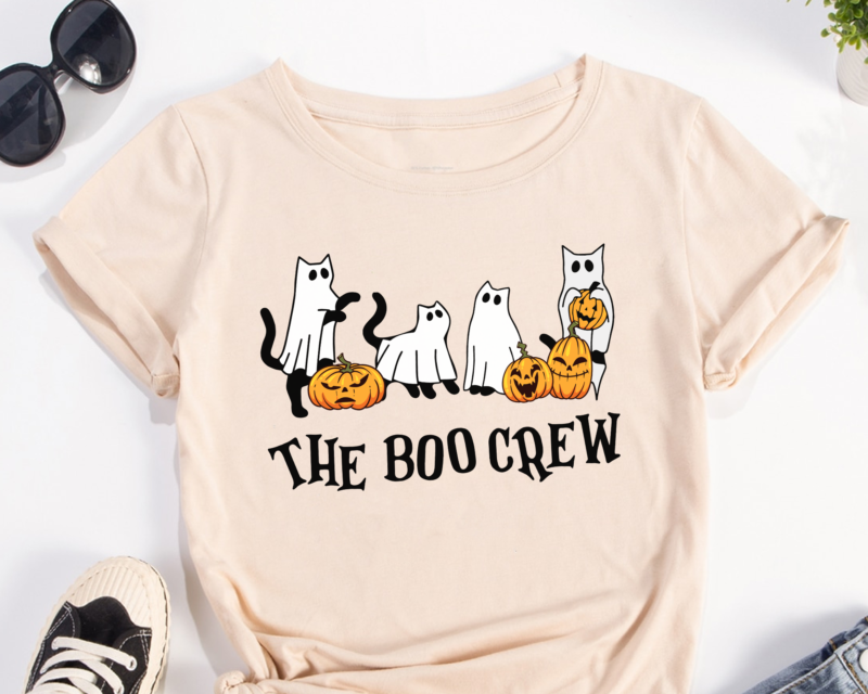 Boo Cat PNG File, Halloween PNG Sublimation, Halloween Gift, Cat Lover Gift, Trick Or Treat Digital Download HH
