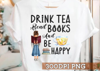 Book Lover PNG File For Shirt