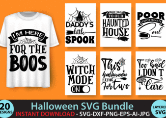 Halloween SVG Bundle graphic t shirt