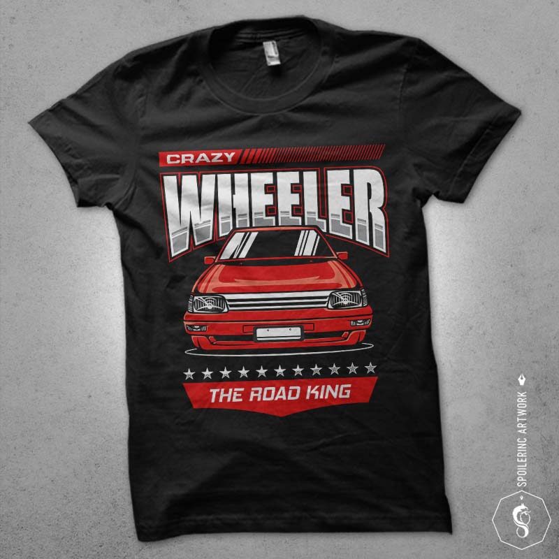 10 powerful car tshirt design bundle