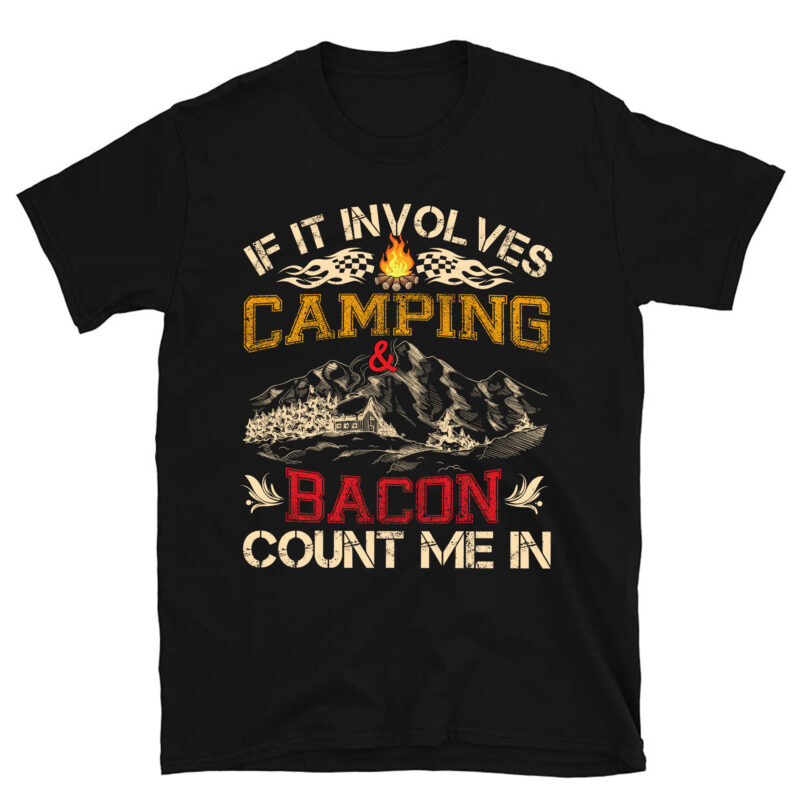 Camping Bacon Camper Life Funny Camping ,Camping Outfit PC