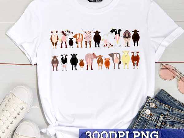 Cattle png file for shirt, cow lover gift, farming png design, farmer gift, cattle sublimation, funny gift digital download hc