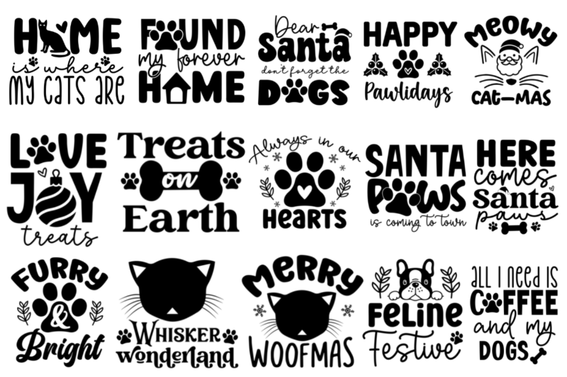 Christma Dog Lover Svg Bundle