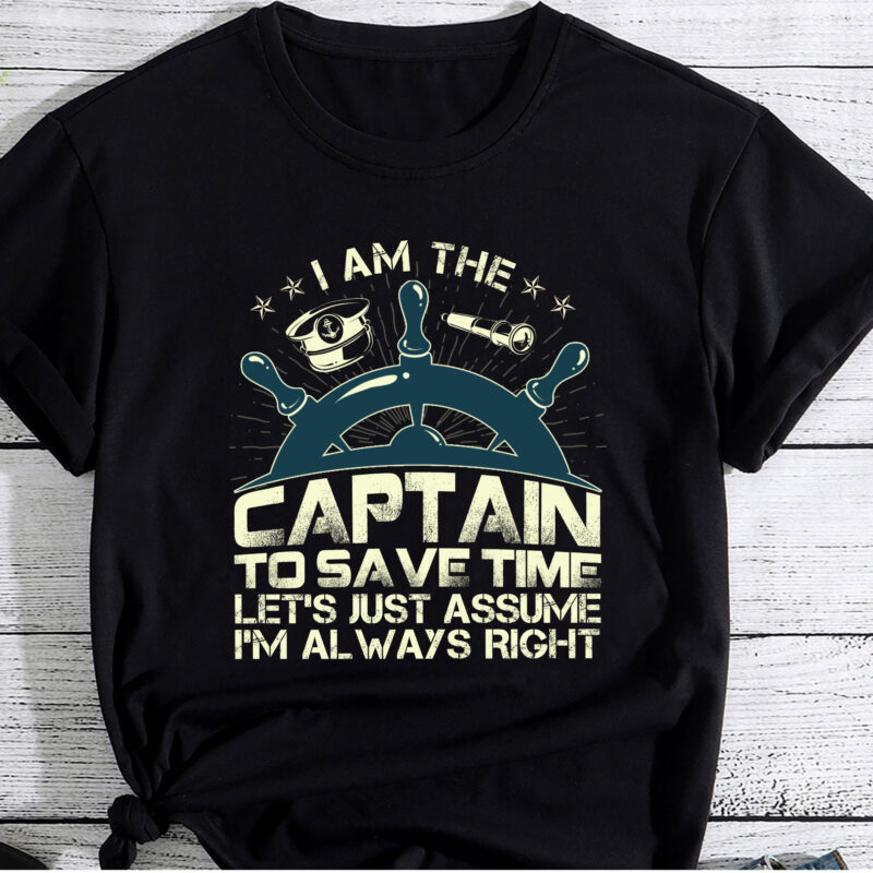 Cool Boat Captain for Men Women Boating Pontoon Boat Owner T-Shirt PC