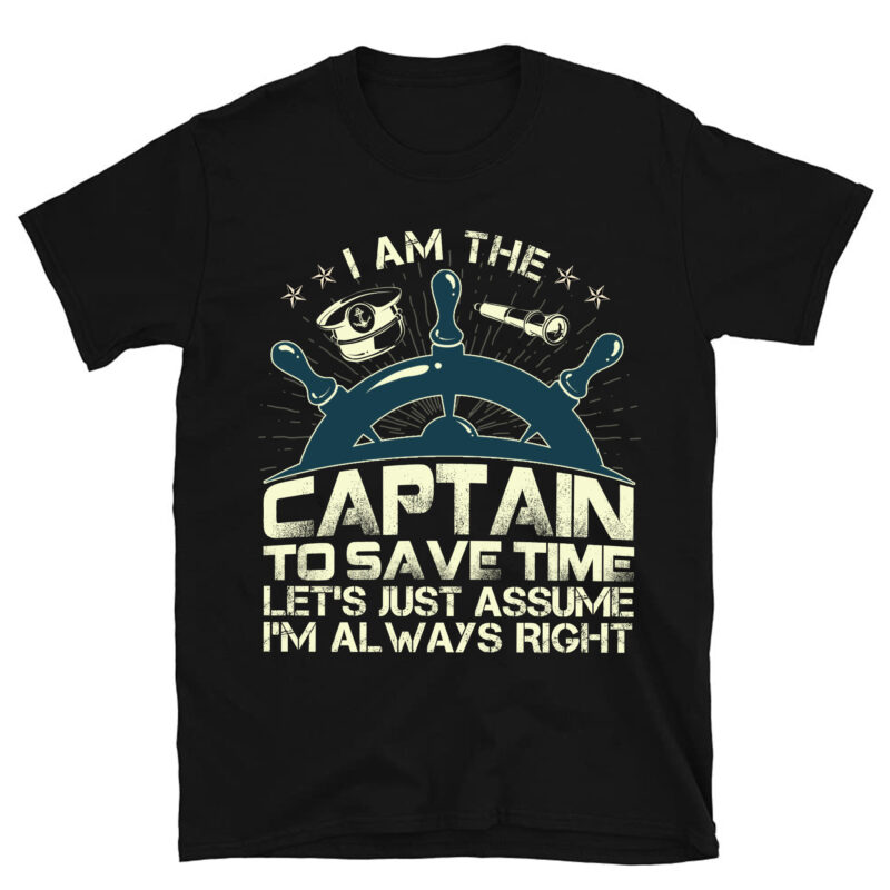 Cool Boat Captain for Men Women Boating Pontoon Boat Owner T-Shirt PC