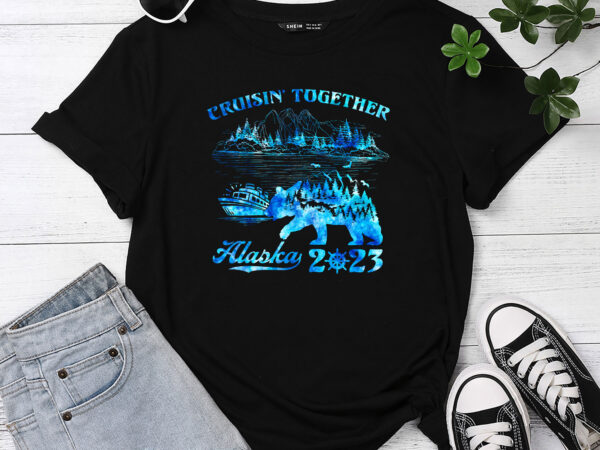 Cruisin together alaska travel polar bear cruise shirt pc t shirt vector file