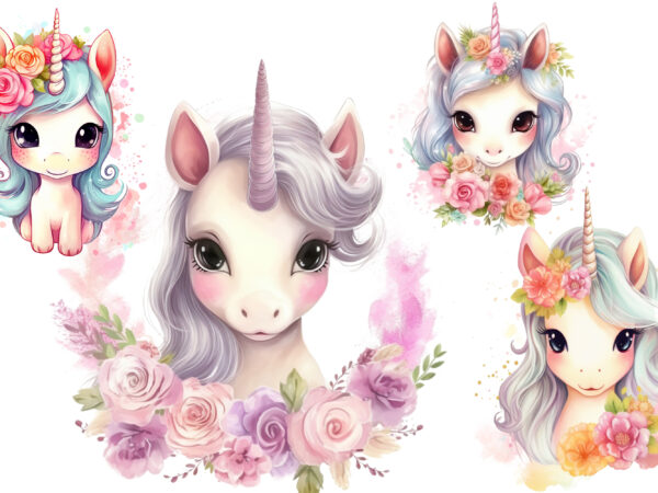 Baby unicorn png, baby unicorn svg, baby unicorn sublimation, baby unicorn clipart, unicorn png, unicorn svg, unicorn sublimation, unicorn clipart, unicorn watercolor png, unicorn watercolor svg, unicorn watercolor sublimation, unicorn t shirt template