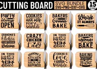 Cutting Board SVG BUNDLE