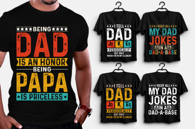 Father’s Day T-Shirt Design Bundle-Amazon Best Selling T-Shirt Design Bundle