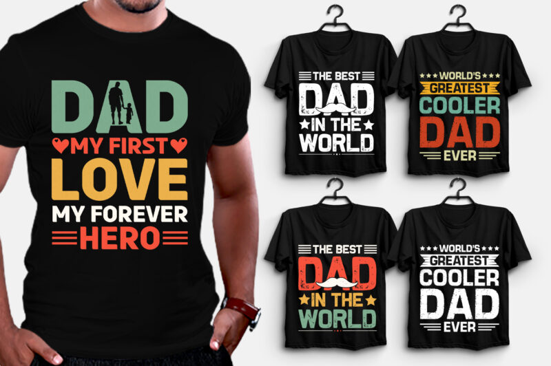 Father’s Day T-Shirt Design Bundle-Amazon Best Selling T-Shirt Design Bundle