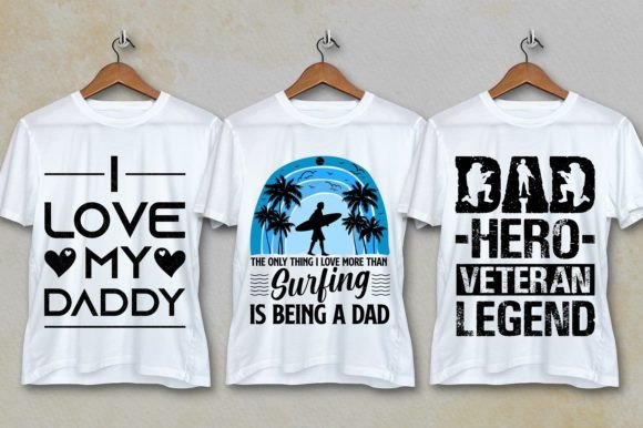 Mom Dad T-Shirt Design SVG Bundle