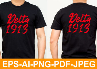 Delta 1913 tshirt design, 1913 T-shirt design