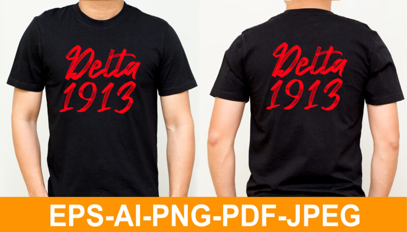 Delta 1913 tshirt design, 1913 T-shirt design
