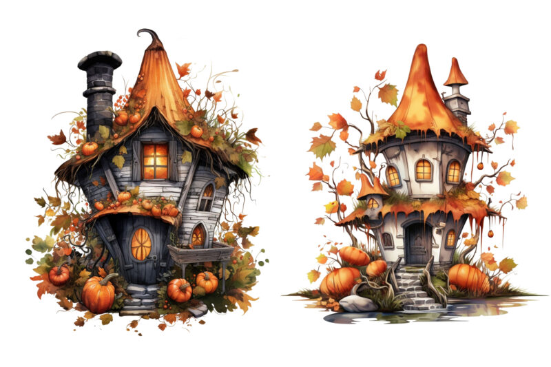 Fairy House Halloween Sublimation