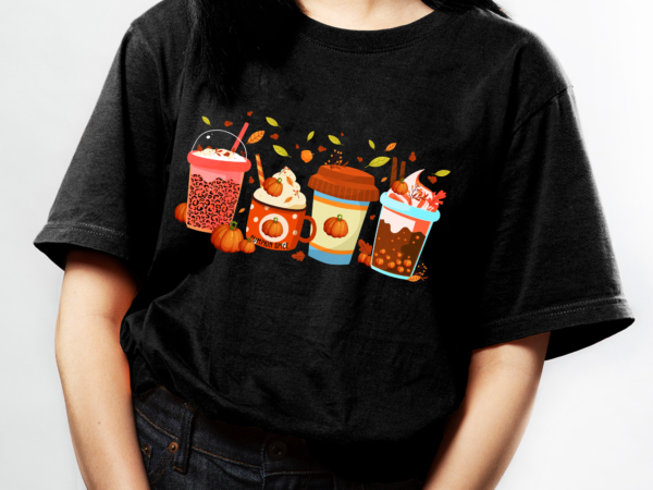 Fall png file for shirt, coffee lover gift, fall coffee digital download, autumn png file, fall gift hh t shirt graphic design