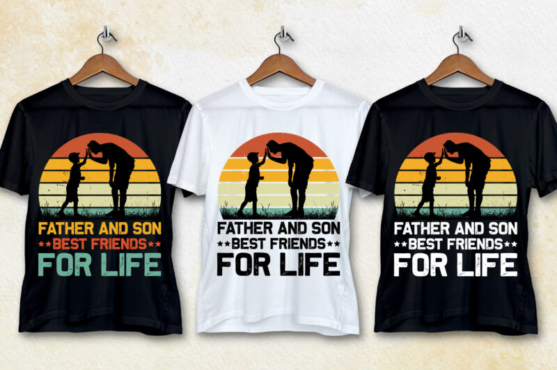 Dad Father’s Day T-Shirt Design Bundle-Trendy Pod Best T-Shirt Design Bundle