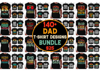 Father’s Day T-Shirt Design Bundle-Amazon Best Selling T-Shirt Design Bundle