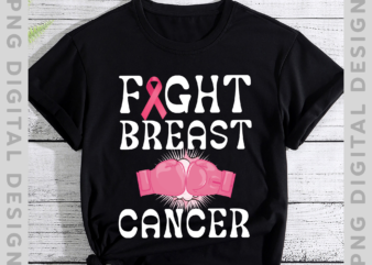 Fight Breast Cancer Awareness Fighter T-Shirt, Pink Ribbon Shirt, Breast Cancer Awareness Shirt, Breast Cancer Gifts TH