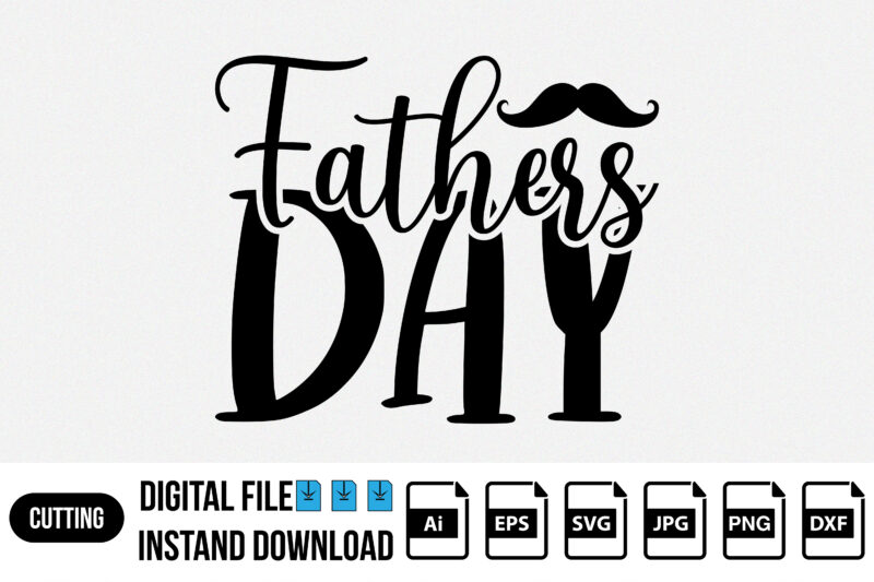 Fathers day SVG shirt design print template