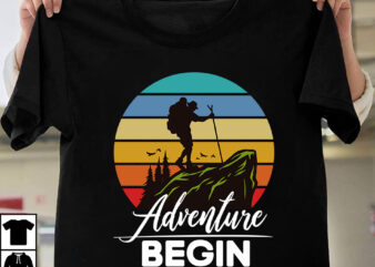 Adventure Begin,Camping T-shirt Design,Camping T-shirtt Design Bundle ,Camping Crew T-Shirt Design , Camping Crew T-Shirt Design Vector , camping T-shirt Desig,Happy Camper Shirt, Happy Camper Tshirt, Happy Camper Gift, Camping