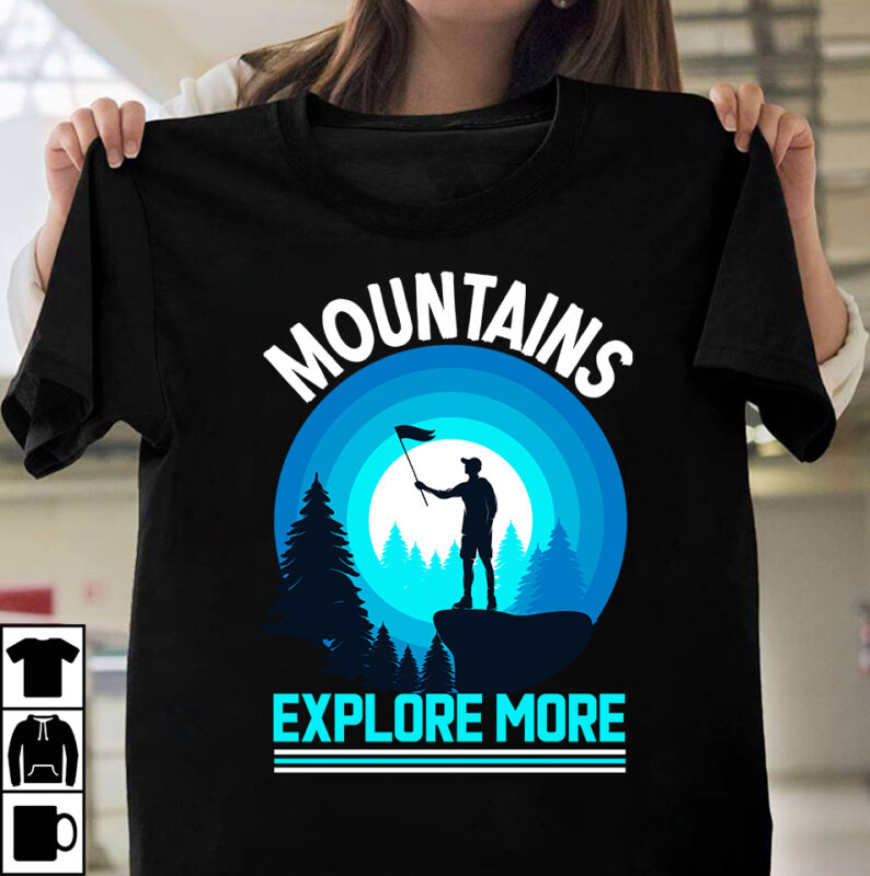 Camping T-Shirt Design, Camper T-Shirt Bundle, MOuntains Explore More T-shirt Design,Camping T-shirtt Design Bundle ,Camping Crew T-Shirt Design , Camping Crew T-Shirt Design Vector , camping T-shirt Desig,Happy Camper Shirt,