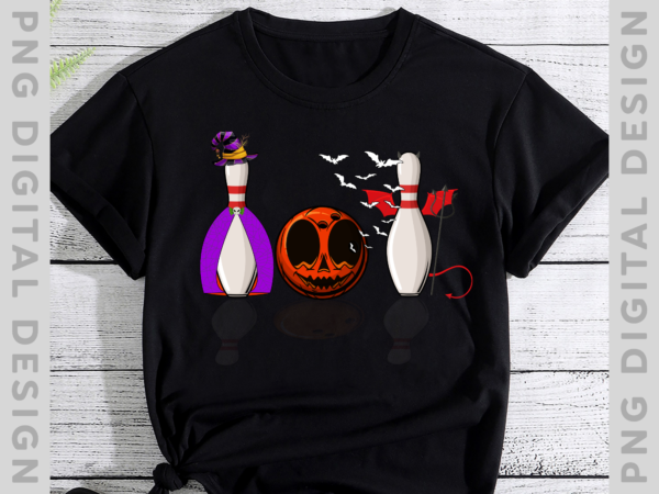Funny bowling halloween t-shirt, funny gift idea, halloween gift, bowling lover shirt th