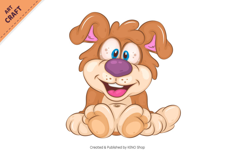 Big Bundle of Cartoon Dogs 04. Clipart.