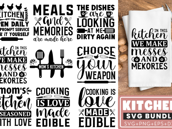 Kitchen designs svg bundle