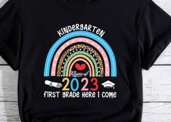 Funny Kindergarten Class of 2023 First Grade Here I Come T-Shirt PC