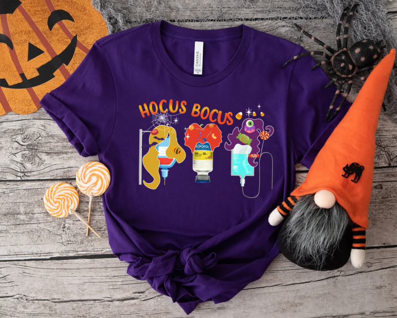 Funny Nurse Halloween Shirt ,Propofol Fentanyl Witch Sedation CRNA ICU Nurse Tshirt Spooky Season T-Shirt Rn Tee Pharmacy Tech Fall Gift PH
