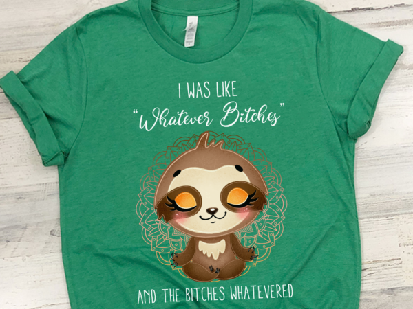 Funny sloth yoga png file for shirt, sloth lover gift, yogi gift, meditation design, sarcastic design, gift for her, digital download hh