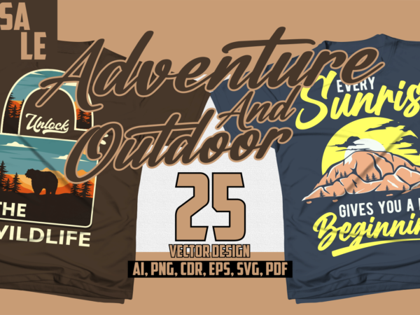 Outdoor nature wild t shirt design online