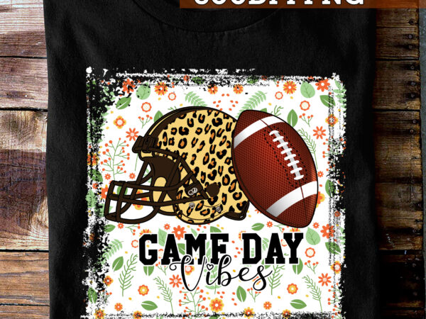 Game day vibes png file, football lover gift, football player gift, football mom gift, sport lover design, instant download hc