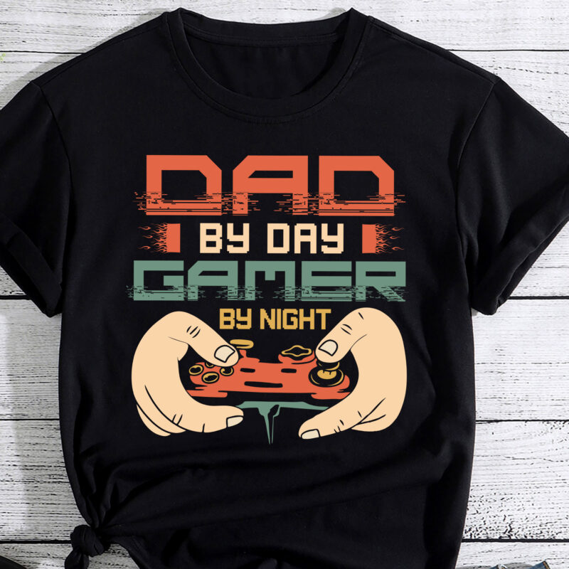 Gamer Dad Dad by Day Gamer By Night Gaming Funny Father_s Day PC