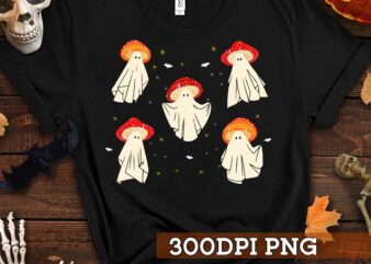 Ghost Mushroom Halloween PNG File, Mushroom Boo Design, Halloween Gift, Hippie PNG, Halloween Costume, Instant Download HC