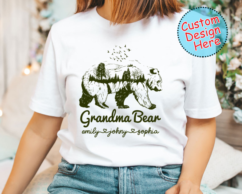 Grandma Bear T Shirt, Grandma Bear Shirt, Grandma T-Shirt, Gift For Grandma, Grandma Shirt PH