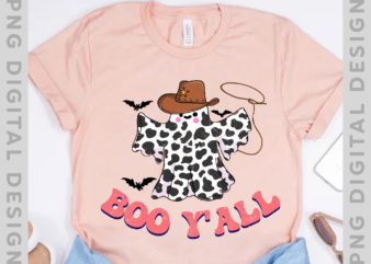 Halloween Boo Y_all Shirt,Halloween Sweatshirt,Halloween Shirt,Halloween Vintage Sweatshirt, Cowboy Halloween Shirt TH