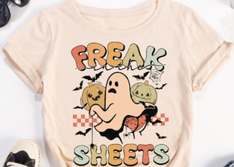 Halloween Freak In The Sheets PNG File For Shirt, Halloween Gift, Funny Halloween Gift For Women, Halloween Costume, Instant Download HH