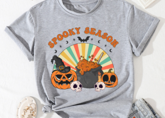 Halloween PNG File, Spooky Season PNG Design, Treat Or Trick Digital Download, Pumpkin Design For Shirt, Halloween Gift HH