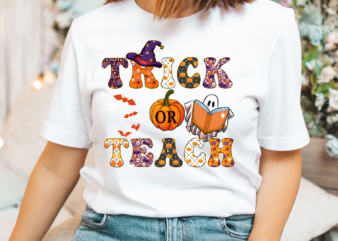 Halloween Teacher Shirt, Trick Or Teach Shirt TH
