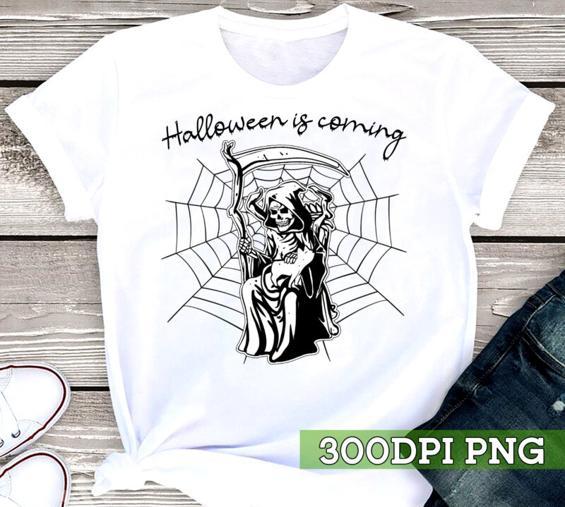 Halloween is Coming Skeleton T-Shirt, Skeleton Halloween, Halloween Gift, Holiday Gift TC