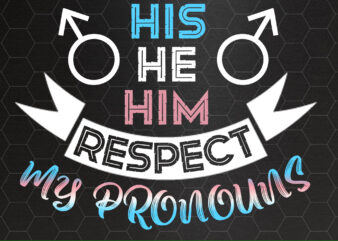 His He Him Respect My Pronouns Trans Transgender Pride Flag NC graphic t shirt