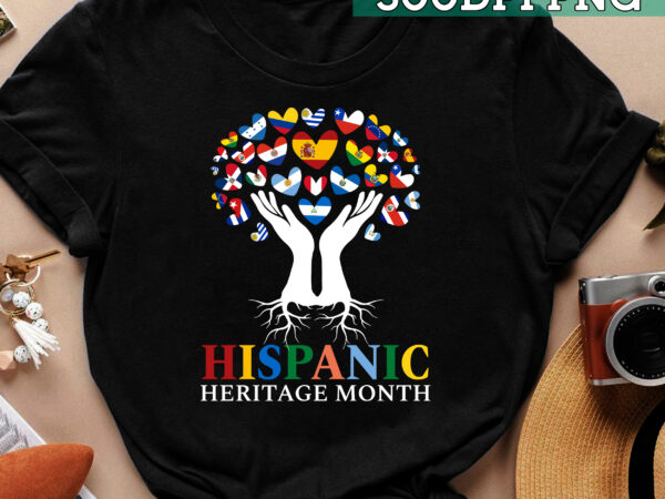 Hispanic heritage month proud hispanic latino americans gift t-shirt