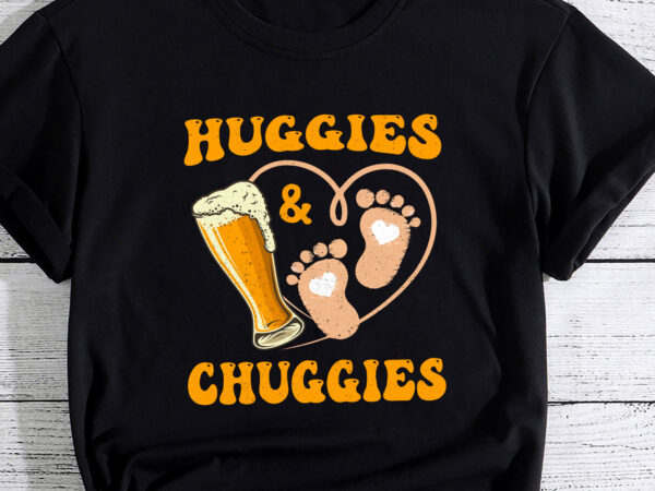 Huggies and chuggies funny future father party gift t-shirt pc